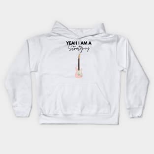 Yeah I Am A Stratguy Light Theme Kids Hoodie